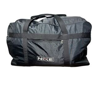 Vintage Nike Duffel‎ Bag Embroidered Logo Large 26.5" Y2K Sports Travel